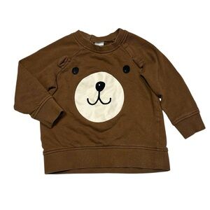 H&M Brown Kids Sweatshirt with Bear Design